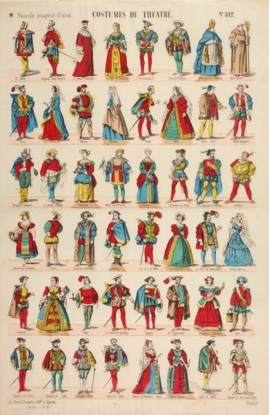 Costumes de théâtre (n°812 titre inscrit)