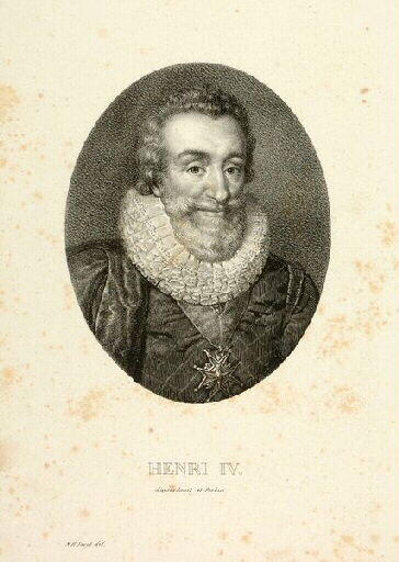 Henri IV en buste, de face
