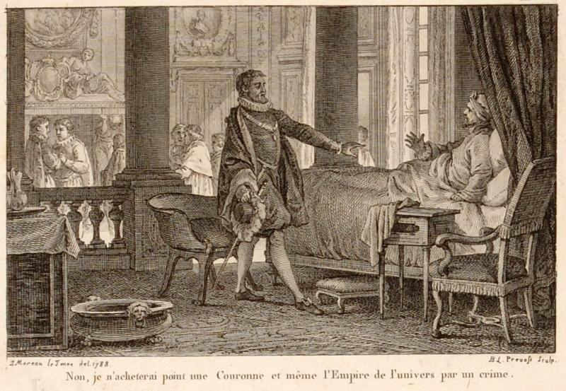 Entrevue d'Henri IV et d'Henri III alité (titre factice)