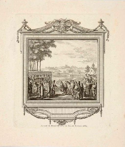 Accord de Henri III avec le Roi de Navarre 1589