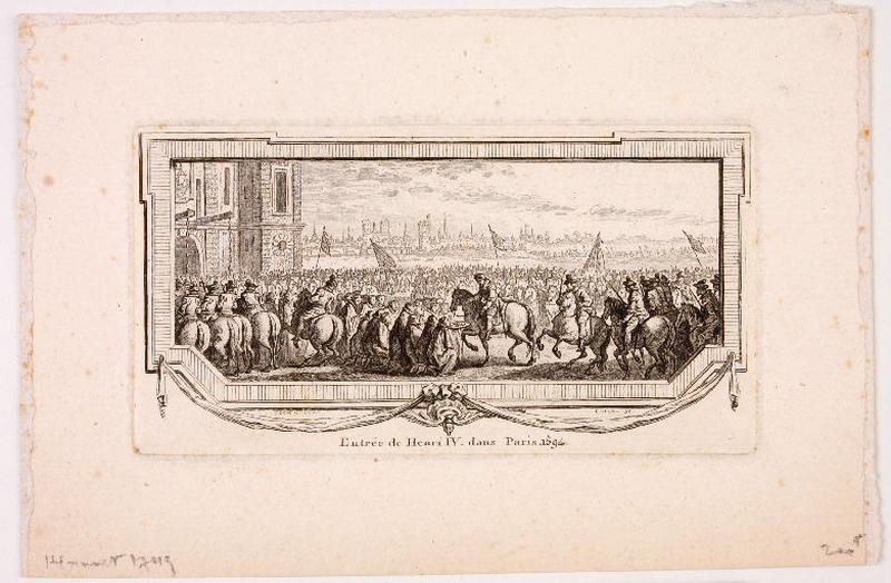 Entrée d'Henri IV à Paris le 22 mars 1594 ; Vignette d'illustration