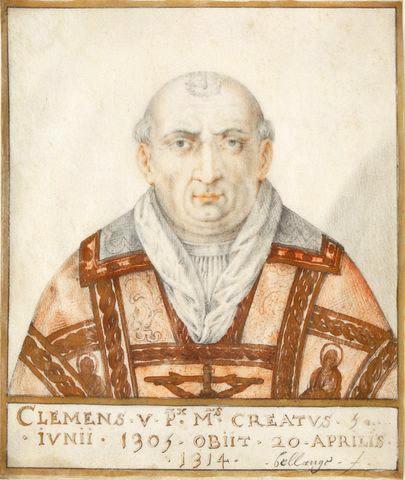 Portrait du pape Clément V