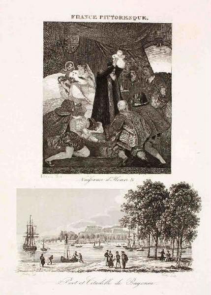Naissance d'Henri IV, port de la citadelle de Bayonne