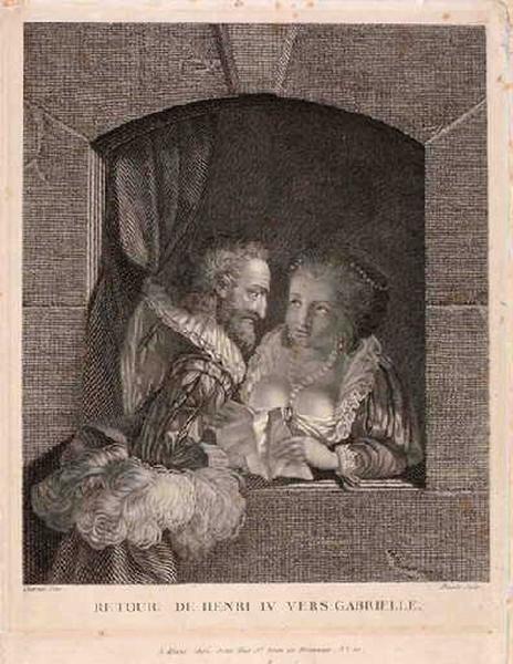 Retour d'Henri IV vers Gabrielle