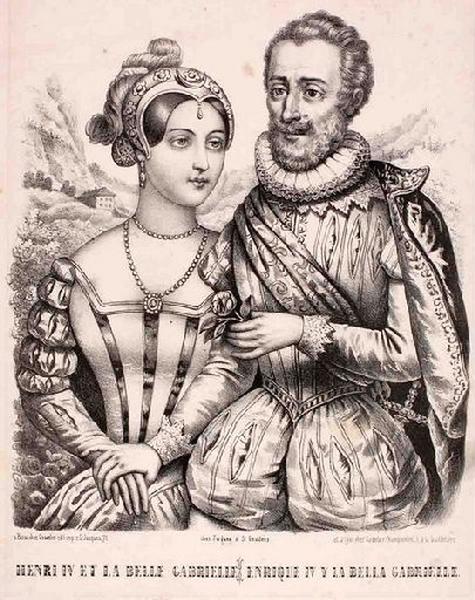 HENRI IV ET LA BELLE GABRIELLE (ENRIQUE IV Y LA BELLA GABRIELLE (titre complet))