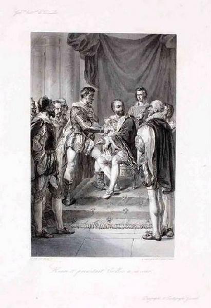 Henri IV présentant Crillon à sa cour