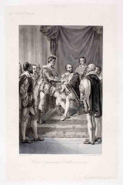 Henri IV présentant Crillon à sa cour