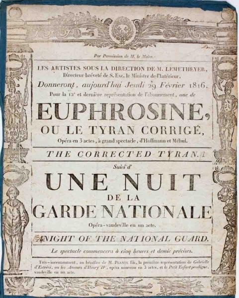 Euphrosine ou le tyran corrigé