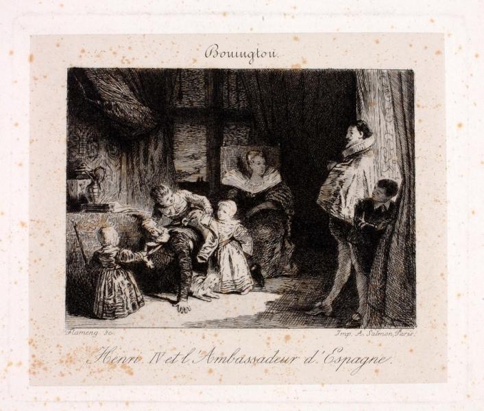 Henri IV et l'ambassadeur d'Espagne (titre inscrit)