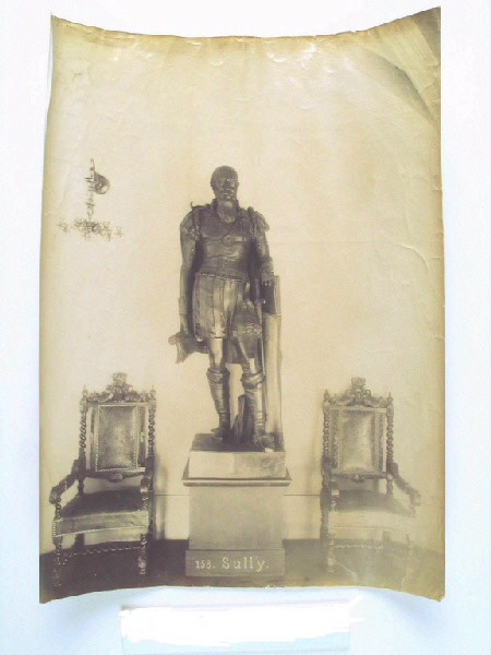 Statue de Sully en carton-pierre (Salle des officiers de service)