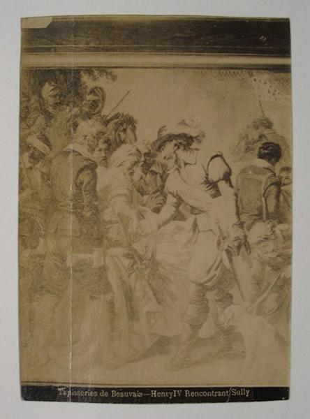Henri IV rencontrant Sully blessé (tapisserie de Beauvais)