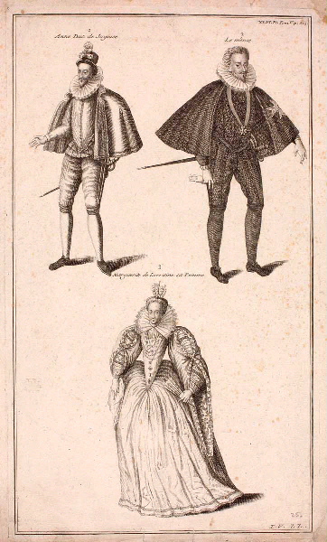 Anne duc de Joyeuse et Marguerite de Lorraine