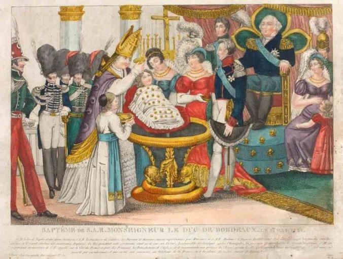 Baptême de S.A.R Mgr le Duc de Bordeaux (le 1er mai 1821)