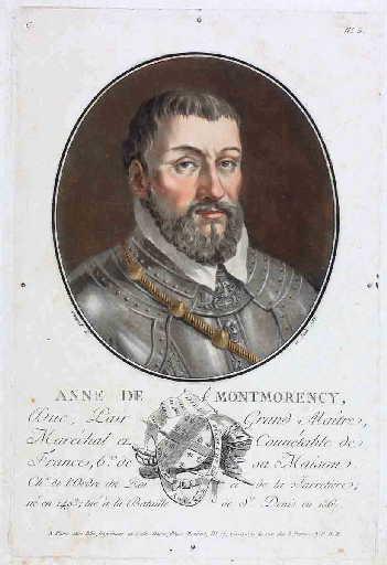 Portrait d'Anne de Montmorency en buste