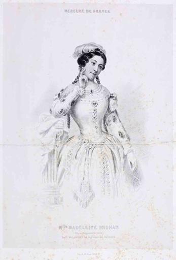 Melle Madeleine Brohan (titre inscrit)