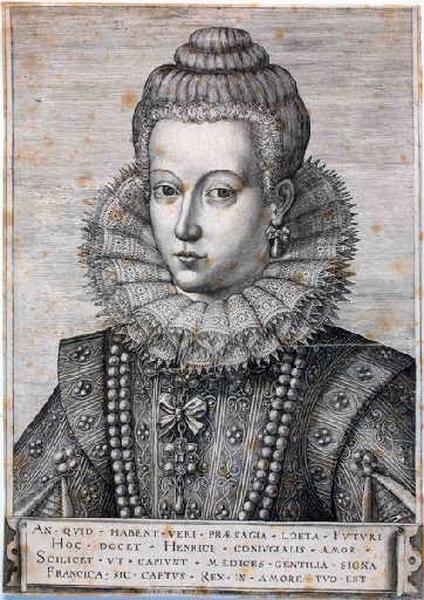 Portrait de Marie de Médicis en buste