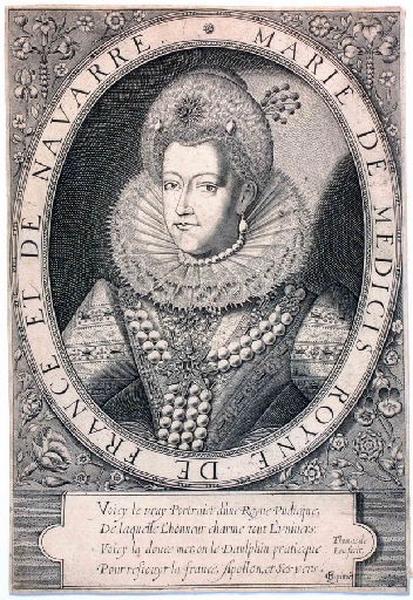 Marie de Medicis à mi-corps