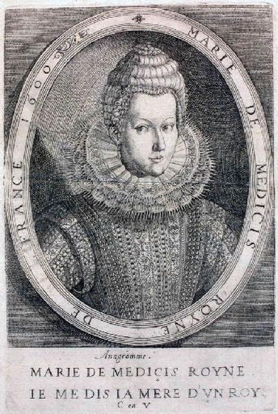 Marie de Médicis Royne de France (titre inscrit)