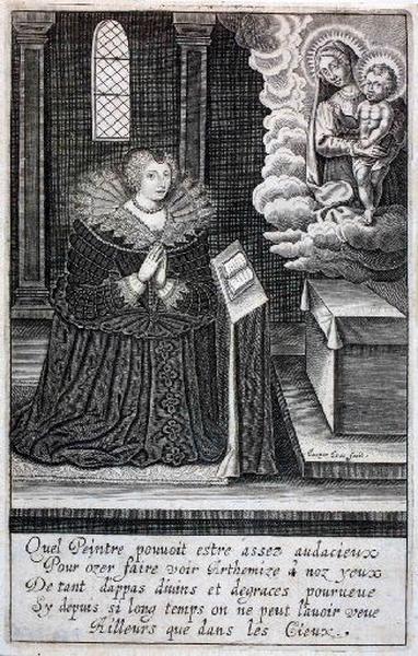 Marie de Médicis priant