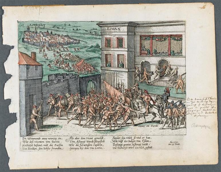 La bataille de Stenay.27 octobre 1591