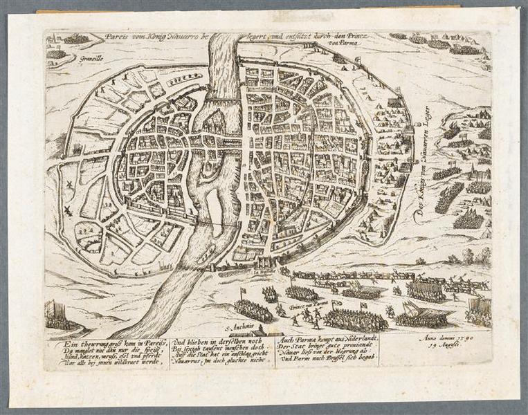Henri IV obligé de lever le siège de Paris. (19 aôut 1590)