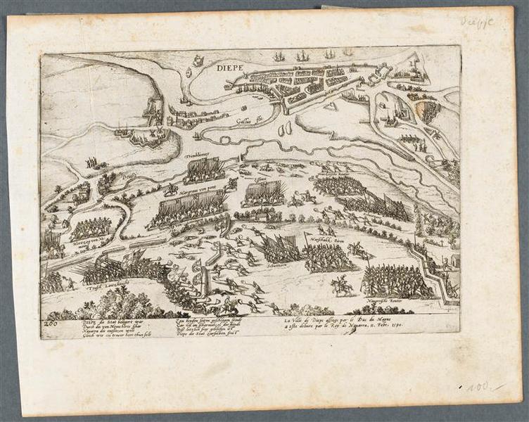 Henri IV délivre la ville de Dieppe.11 fév.1590