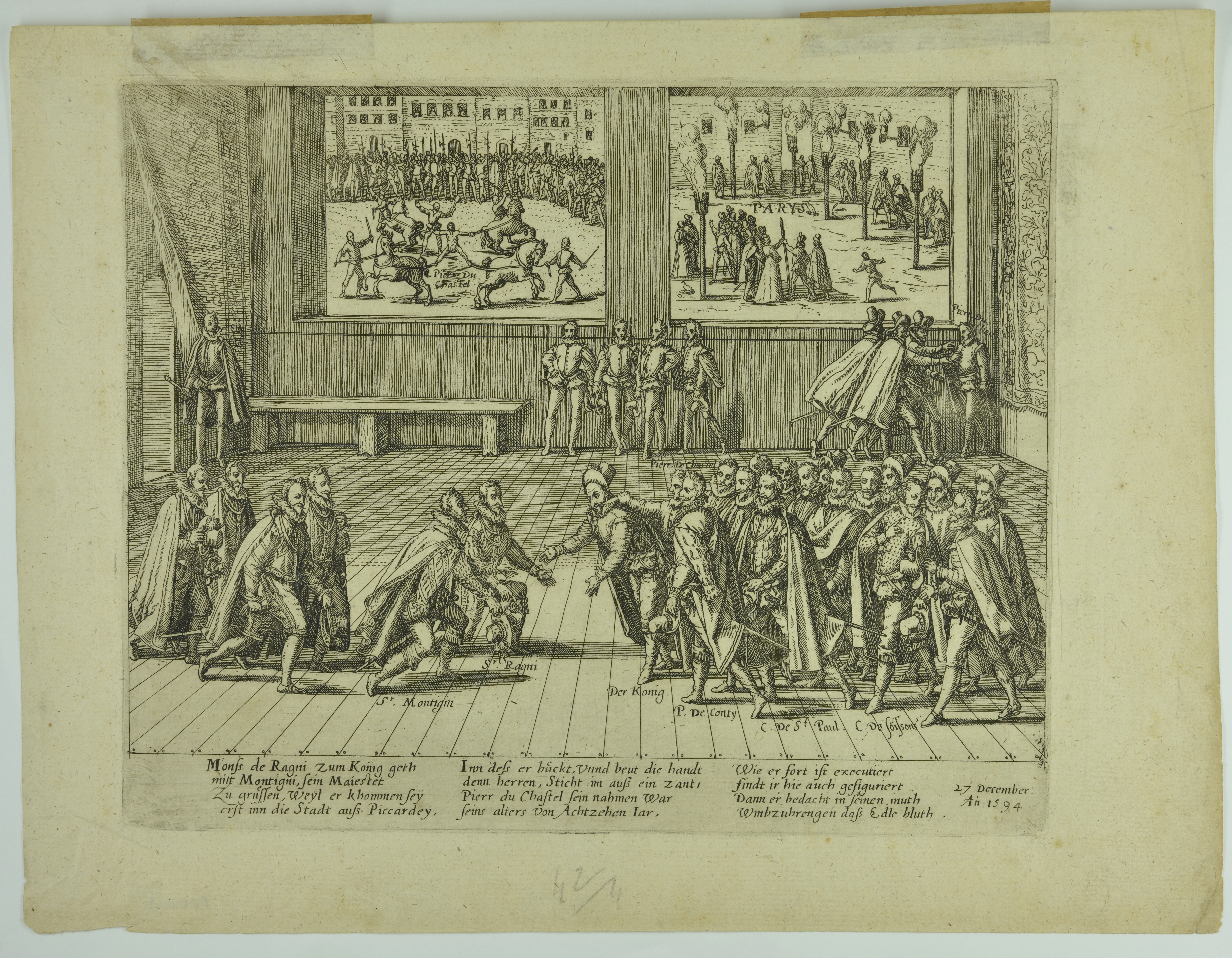 27 décembre 1594. L'attentat et supplice de Chatel