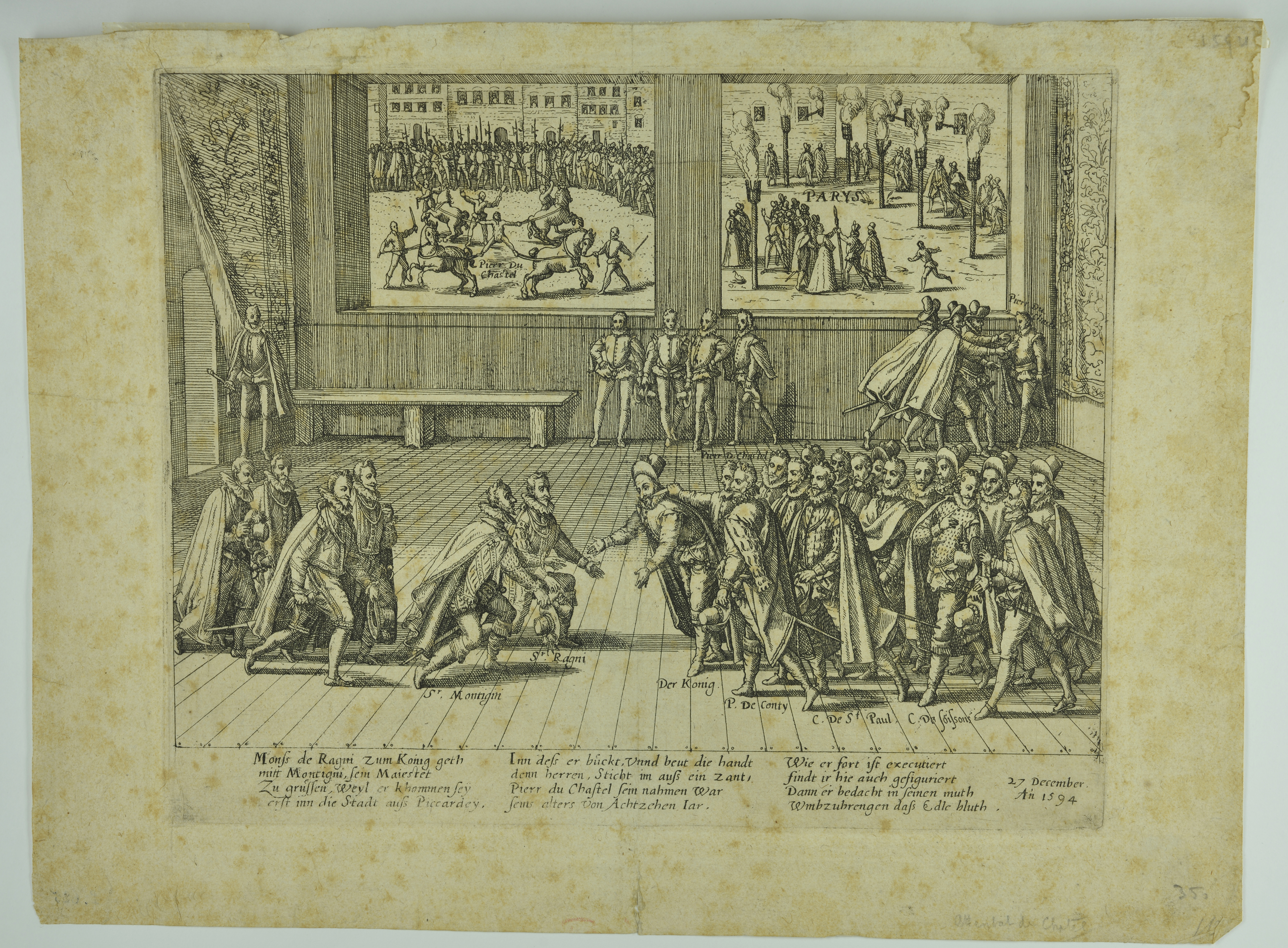 27 décembre 1594.L'attentat et supplice de Chatel