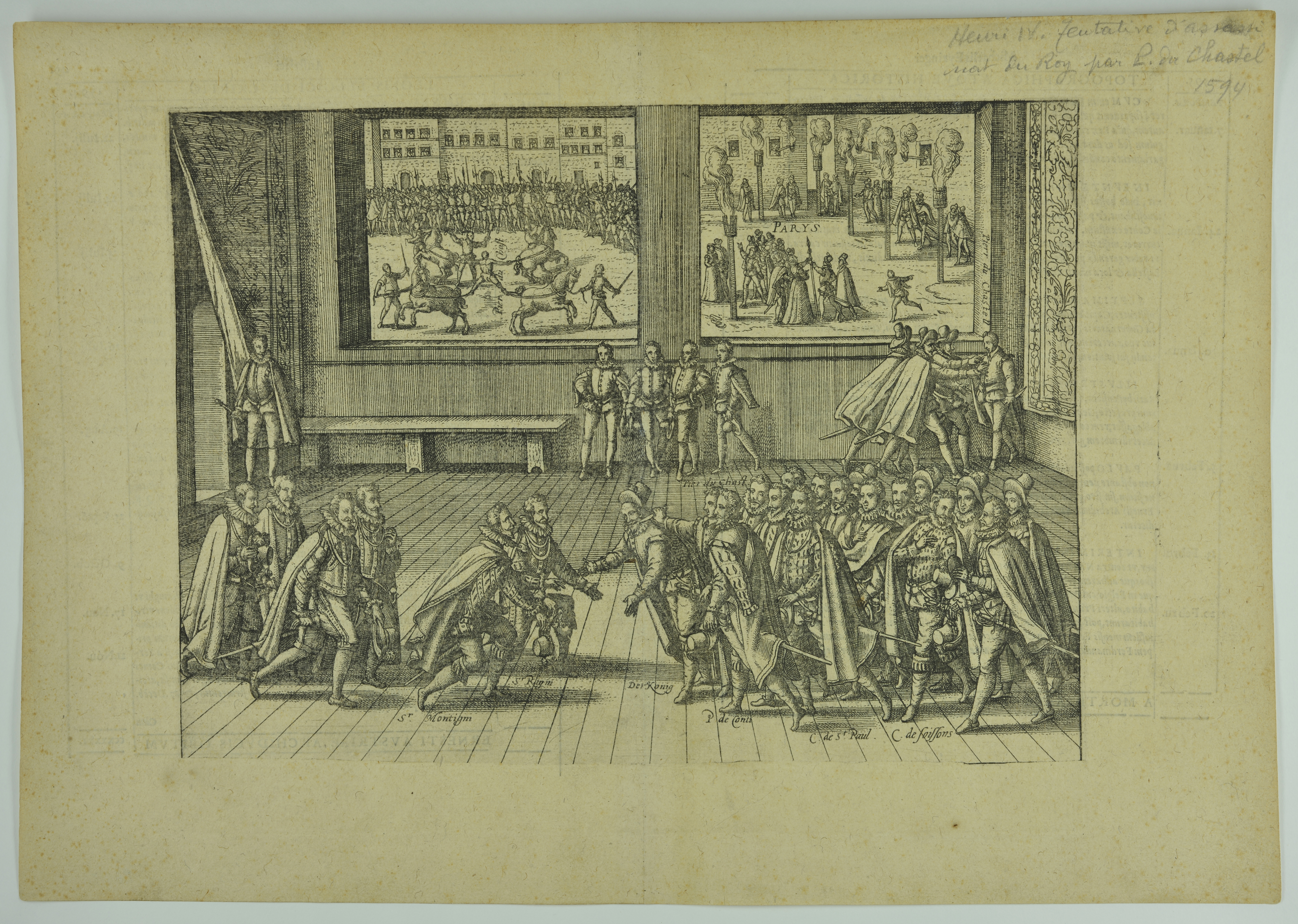 27 décembre 1594.L'attentat et supplice de Chatel