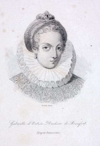 Gabrielle d'Estrées, Duchesse de Beaufort (titre inscrit)