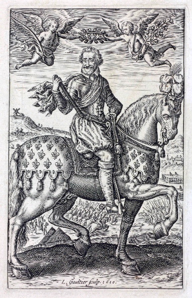 Portrait équestre d'Henri IV