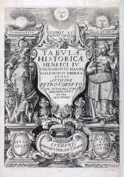 Frontispice pour Tabulae Historicae Henrici IV
