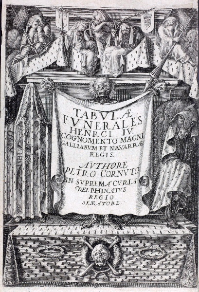Frontispice pour Tabulae Funerales Henrici IV