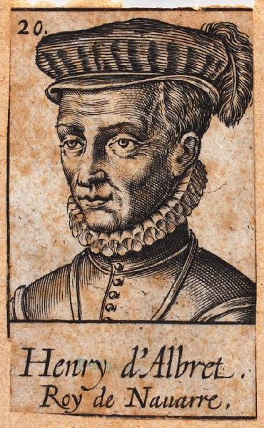 Portraits de plusieurs hommes illustres (020) : Henry d'Albret Roy de Navarre (titre inscrit)