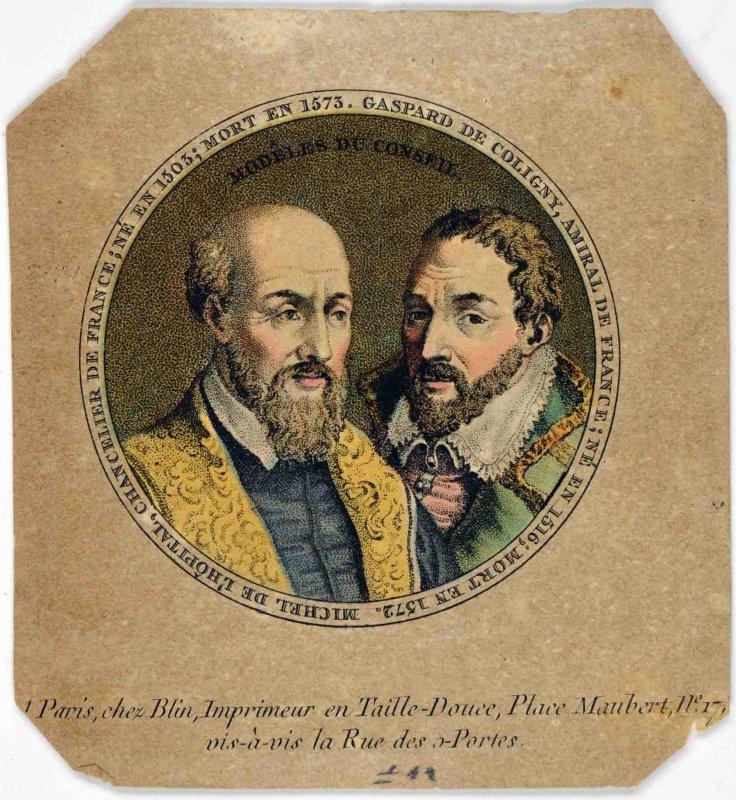 Gaspard de Coligny et Michel de l'Hôpital