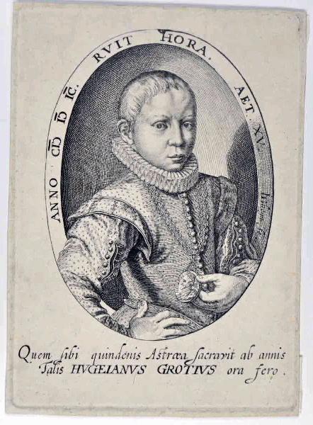 Hugo Grotius à l'âge de 15 ans