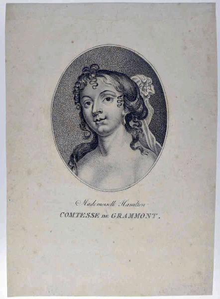 Mademoiselle Hamilton, comtesse de Grammont (titre inscrit)