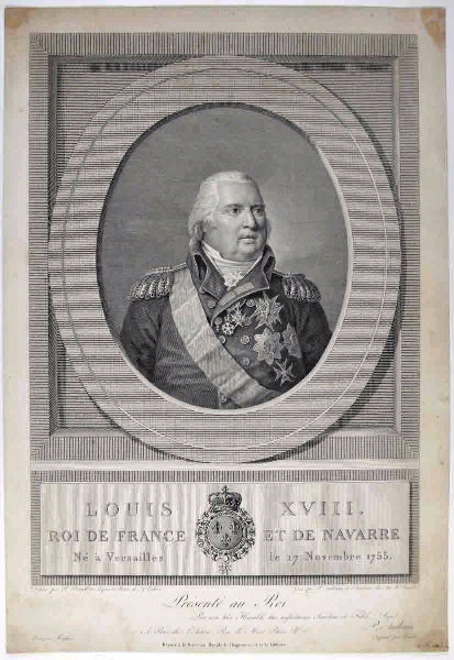 Louis XVIII roi de France et de Navarre