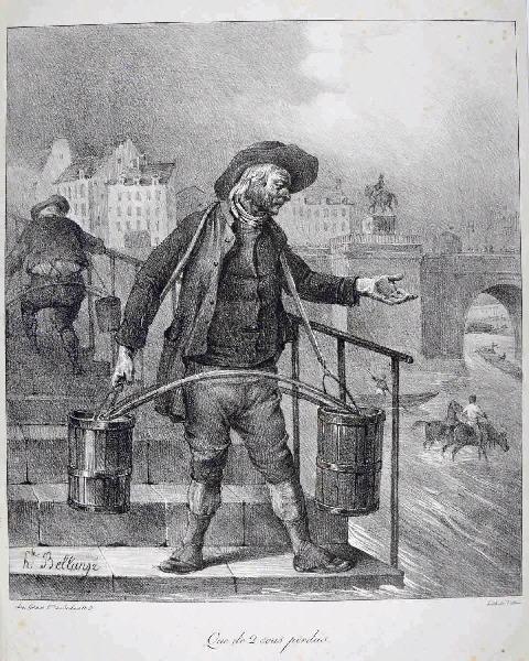 Le porteur d'eau à Paris