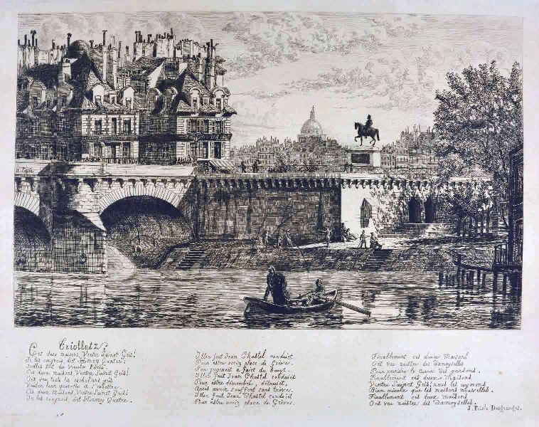 Le Pont-Neuf et la pointe de l'île de la Cité