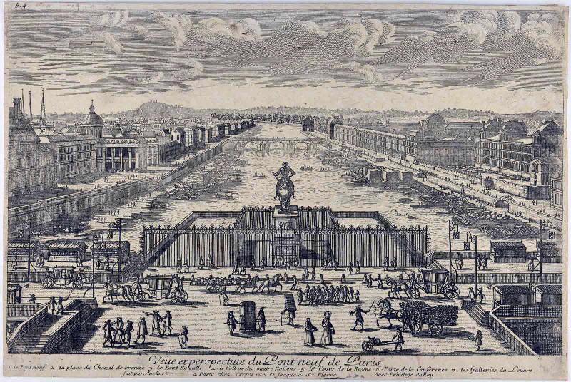 Veüe et perspective du Pont Neuf de Paris