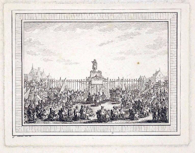 La statue équestre d'Henri IV sur le Pont Neuf