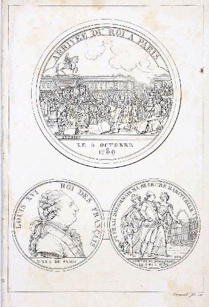 Arrivée du roi à Paris le 6 octobre 1789 (titre inscrit)