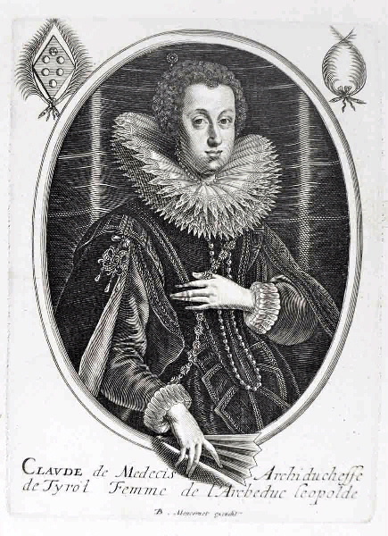 Claude de Médicis, archiduchesse du Tyrol (titre inscrit)