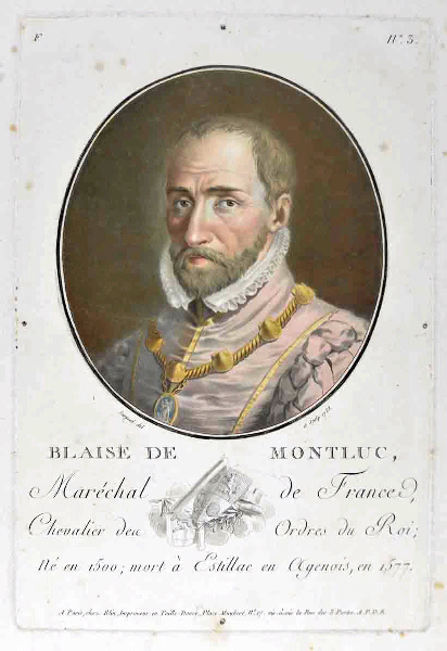Blaise de Montluc, maréchal de France (titre inscrit)