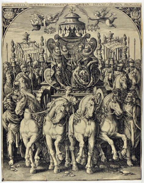 Mariage de Louis XIII et d'Anne d'Autriche ; Mariage de Philippe IV et d'Elisabeth de France