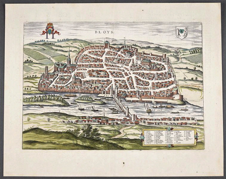 Vue perspective de Blois