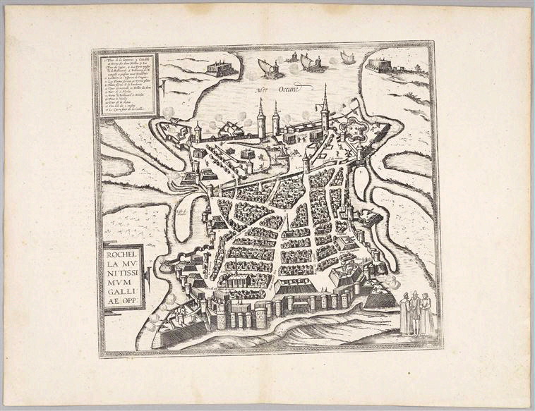 Plan de La Rochelle