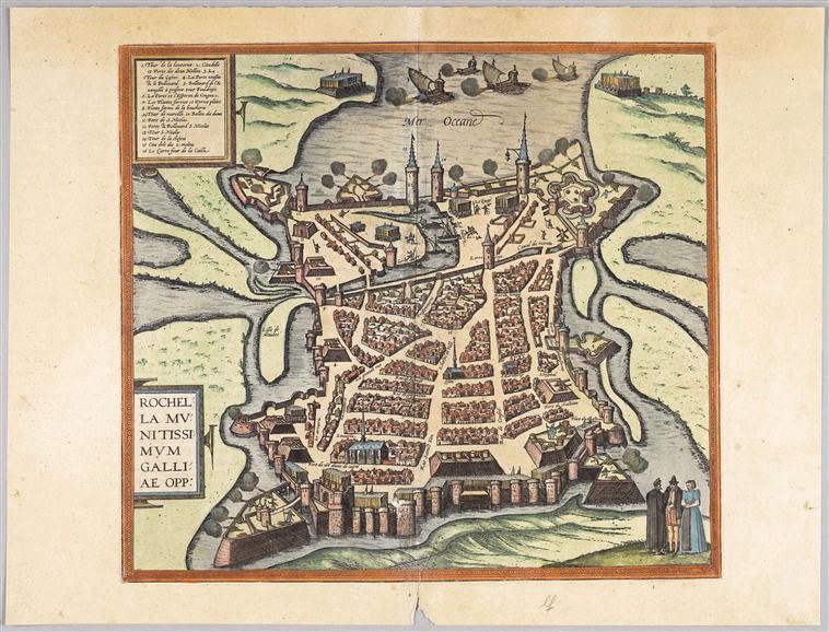 Vue perspective de La Rochelle