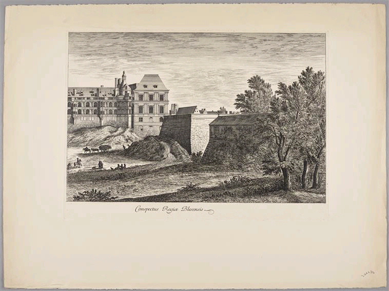 Vue du château de Blois, côté campagne ; Les Maisons Royales de France